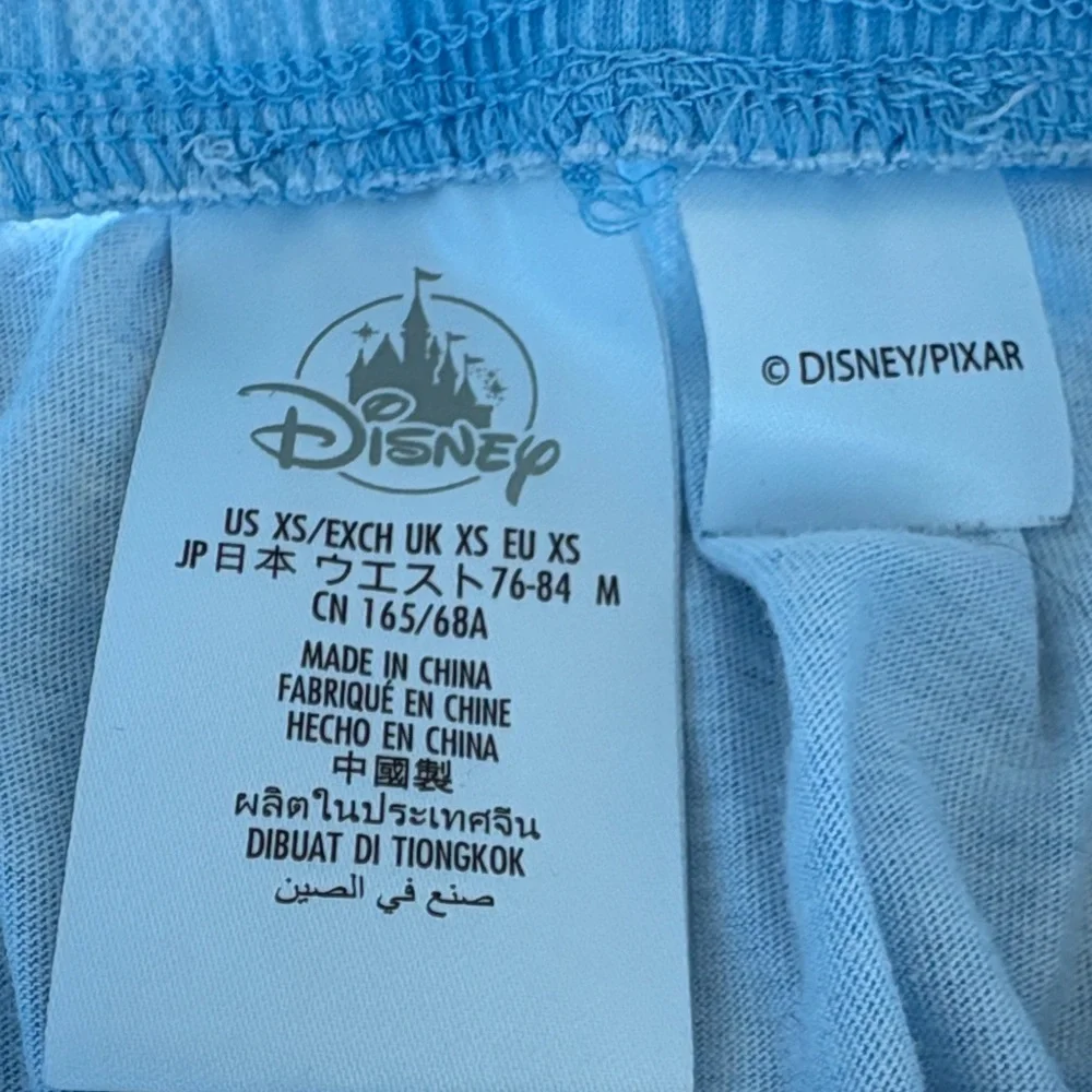 Disney Pixar Blue Cloud Pattern Shorts Size XS - Picture 3 of 6